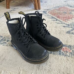 Girls Doc Martens with zipper